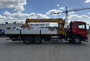 JAC N350 6×4 (35т) КМУ SQS 350-5 (14т) БОРТ 7,5×2,55×0,6м